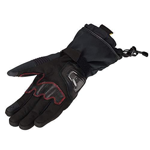 komine-ถุงมือป้องกันถุงมือไฟฟ้าไฟฟ้า-ป้องกันขั้นสูงสำหรับจักรยานป้องกันความหนาวเย็นป้องกันสีดำ-3xl-08-205-ek-205