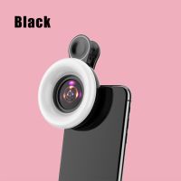 2022 Mobile phone Fill light 15X macro lens Portable Selfie LED Ring Flash Light Phone Selfie Lamp Ring Clip Light Drop Shipping