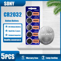 【เรือจากประเทศไทย/COD】5PCS 100% แท้ SONY CR2032 Lithium ถ่านกระดุม 3V Sony ถ่านกระดุม เครื่องชั่งน้ำหนักดิจิตอล เครื่องคิดเลข CR2032 DL2032 ECR2032 5004LC KCR2032 BR2032