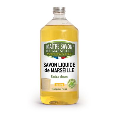 Maitre Savon สบู่เหลวจากธรรมชาติ 100% Liquide de Marseille Liquid Soap Natural (1 litre)