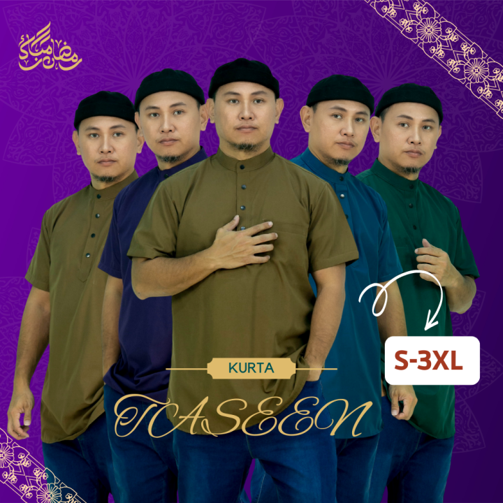 Cy Bl2310 Baju Raya 2023 Kurta Modern Dewasa Muslim Baju Melayu Kurta Taseen Cekak Musang 4181