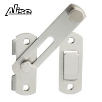 Alise 304 Stainless Steel Flip Latch Gate Latches Door Latch Barrel Bolt with Screws for Doors Buckle Bolt Sliding Lock Hardware