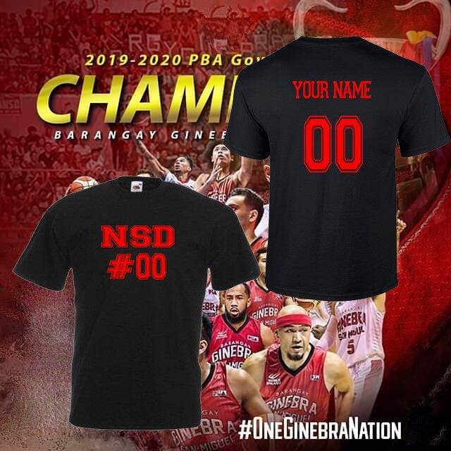 Ginebra Never say die shirt | Lazada PH