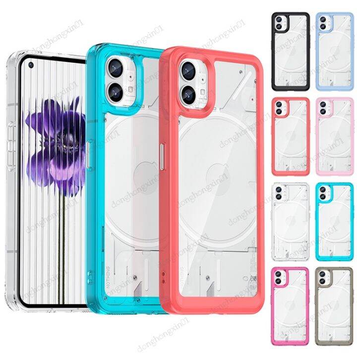 For Cover Nothing Phone 1 Case Nothing Phone 1 Capas Phone Bumper Back
