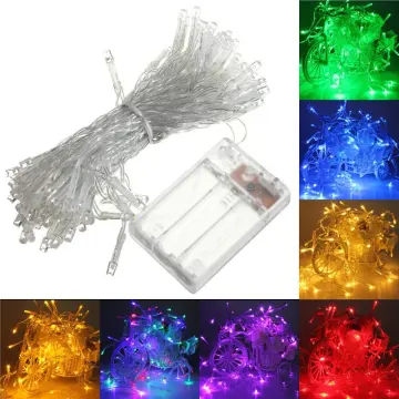 20 LED Cotton Balls String Lights Battery or USB Powered Fairy