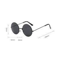 ✒◆ 2 Hot Sale Fashion Motorcycle Glasses Driver Goggles Designer Retro Vintage Sunglasses Round Metalแว่นตากันแดดผู้ชายผู้หญิง