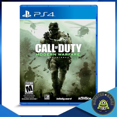 Call of Duty Modern Warfare Remastered Ps4 Game แผ่นแท้มือ1!!!!! (Call of Duty Modern Warfare Remastered Ps4)
