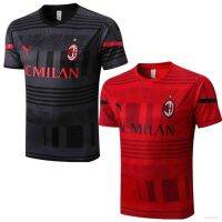 Hot 2022-2023 A.C. Milan Football T-shirt Training Shirt Short Sleeve Sports Top Unisex T-shirt Large A