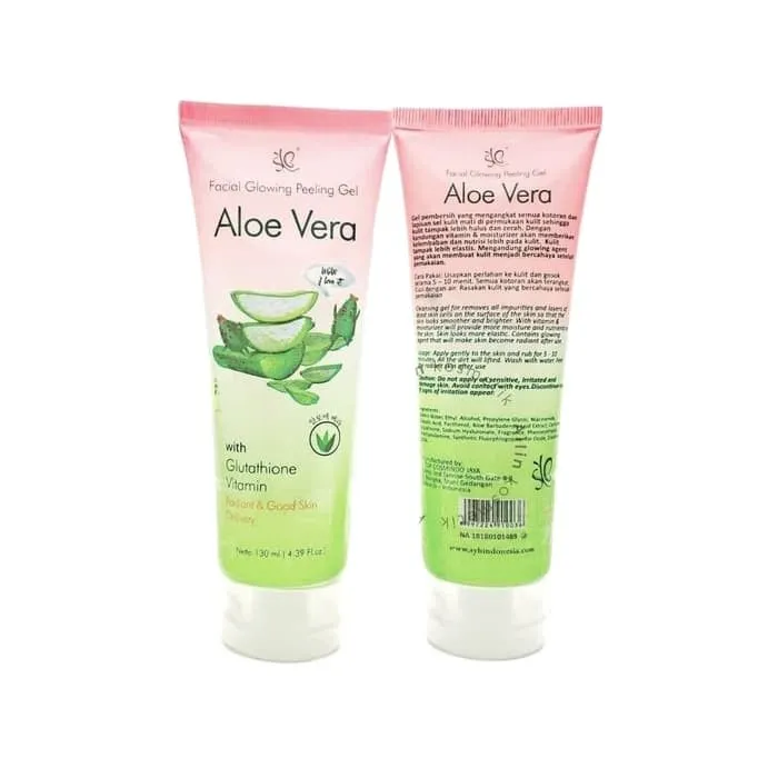 Syb Facial Glowing Peeling Aloe Vera / Bpom Facial Glowing Peeling Gel