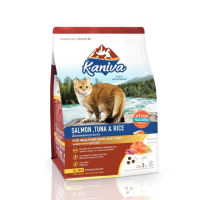 Kaniva อาหารแมวคานิว่า อาหารแมวชนิดเม็ด อาหารแมว รสแซลม่อน 380กรัม 1.4กิโลกรัม ย่อยง่าย ลดปัญหาท้องเสีย ลูกแมวทานได้ Petitz