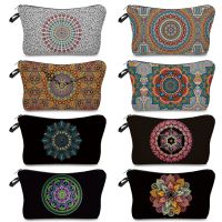 【CC】 Classic Floral Storage Handbags Makeup Toiletry Organizer Pouches