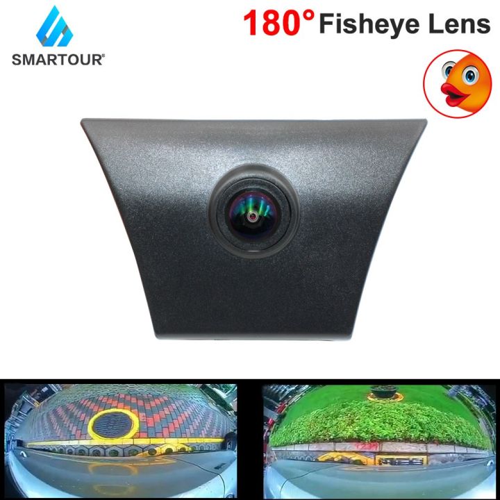 กล้องมุมมองด้านหน้ารถอัจฉริยะสำหรับ-c520ฟอร์ด-kuga-escape-2013ตาปลา-hd-กันน้ำโลโก้จอดรถกล้องการมองเห็นได้ในเวลากลางคืนสำหรับจอดรถ