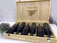 Set quà tặng hộp gỗ 6 chai vang Chile La Roca Reserva thumbnail