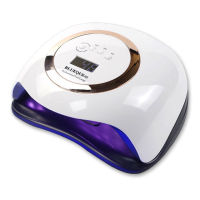 DODDOHOME nail dryer168W LED UV nail lamp, suitable for gel polishing, automatic sensor digital display 4 timer nail drying lamp