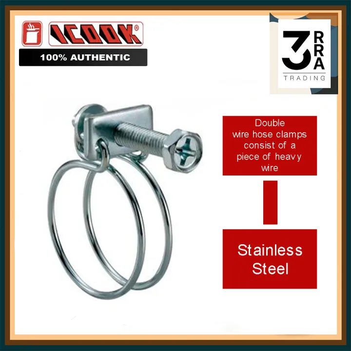 iCook LPG / AIR Hose Clamp Stainless Steel Hose Clamp Lazada PH