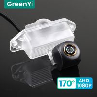 GreenYi กล้องมองหลังรถยนต์170 ° HD 1080P,สำหรับ Mitsubishi Lancer Ex การมองเห็นได้ในเวลากลางคืนกล้องถอยหลัง4ขาสำหรับจอดรถ AHD