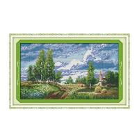 The spring field cross stitch kit 14ct 11ct count printed canvas stitching embroidery DIY handmade needlework