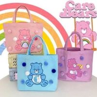 พร้อมส่ง กระเป๋าผ้าแคนวาส กระเป๋าหูหิ้ว   Care Bears  ใส่ของได้เยอะ สีสันน่ารัก - ขนาด 8×23×23 cm