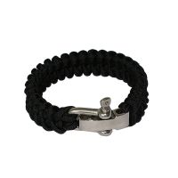 Limited Time Discounts Yougle Survival Adjustable 550 Paracord Bracelet Parachute Cord Wrist Band With Stainless Steel Bow Shackle Buckle