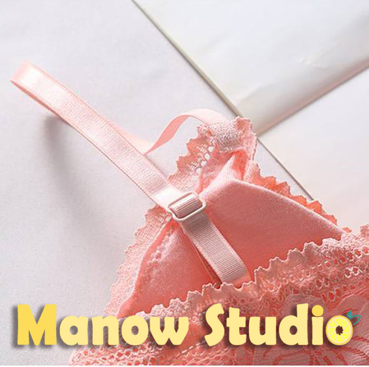 manow-studio-3022-บราลูกไม้-เสื้อชั้นในลูกไม้-เสื้อกล้ามลูกไม้-สายเดี่ยว-บราสายเดี่ยว