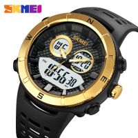 SKMEI Brand Luxury Sports Watches Men Military PU Strap Digital Clock 50M Waterproof Luminous Wristwatch Male Relogio Masculino