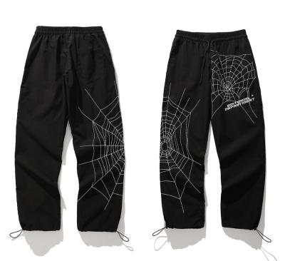 UNCLEDONJM Spider embroidery Baggy Harem Pants Streetwear Men Summer Hip Hop Casual Trousers Fashion Male Pants ED933