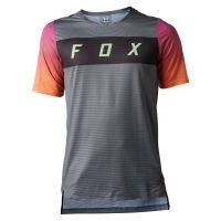 เสื้อยืดมอเตอร์ไซค์แขนสั้นสำหรับผู้ชายเสื้อเจอร์ซีย์นักปั่นแข่ง F0X ยืดหยุ่นได้จักรยานดาวน์ฮิลล์เสือภูเขาระบายอากาศได้ดี