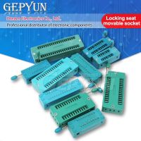 5pcs IC locking seat movable socket single chip microcomputer chip test base wide and narrow body 14/16/18/20/24/32/40P WATTY Electronics