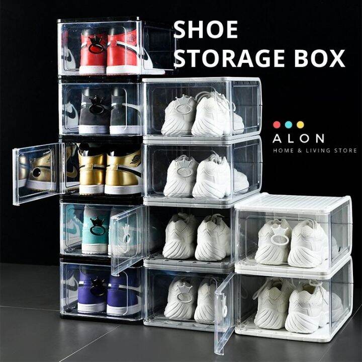 Lazada plastic hot sale shoe box