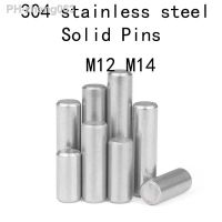 M12 M14 Cylindrical Locating Pin chamfered Dowel Solid Pins 304 Stainless Steel 6mm-150mm Length