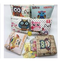 ◄ 2022 Owl Print Coin Purse Wallet Women Card Keys Money Holder Bags Kawaii Purses Zipper Pouch Cute Coin Bag 12pcs/lot!