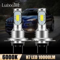 【CW】 2Pcs H7 Headlight 80W 10000LM Or Lo Beam Bulbs 6000K 68 Led Car Accessories