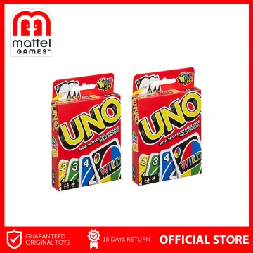 NEW Mattel Uno Flip Card Game Bundled with Dos Card Game, Multicolor