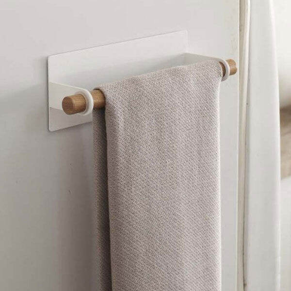 Japanese Towel Rack Wooden Kitchen Towel Rails Bathroom Towel