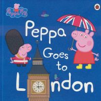 Peppa goes to London Peppa Pig pink piggy goes to London Peppa Pig 3-6 years old childrens English story books imported English books original picture books