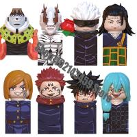 WM บล็อก WM6149 Jujutsu Kaisen Itadori Yuji Megumi Gojo Satoru Geto Rogo Mahito Hanao Mini Action Toy Figures Building Blocks-Cailine