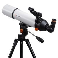 Celestron 80/500กล้องโทรทรรศน์ดาราศาสตร์805AZ หักเหของแสง AZ Theodolite ขาตั้งกล้องที่ค้ำสแตนเลส