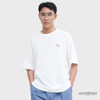 GALLOP : Mens Wear เสื้อ OVER SIZE คอกลม ผ้า WAFFLE รุ่น GT9157 สี Super white - ขาว / ราคาปกติ 1490.-