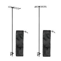 ﹉✓☒ Foldable Lantern Stand Outdoor Camping Traveling Fishing Hanging Light Stand Desk Table Stand Holder Folding Lamp Bracket