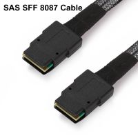 50cm Mini SAS SFF 8087 to 8087 Male to Male Transfer Server Hard Disk Data Cable Converter Adapter Cord SATA SCSI 12G