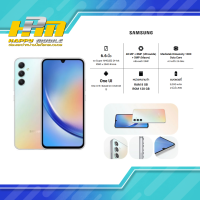 Samsung Galaxy A34 5G Smartphone Ram8+128แบตเตอรี่ 5,000 mAh (Standard Battery) - รองรับชาร์จไว 25W (Fast Charging)