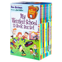 Crazy school season 12 boxed English original my weirdest school recommended reading materials for American primary schools primary chapters bridge comic books funny campus story childrens books English books