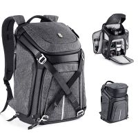 【LZ】✠  K   F Concept 25L Double Shoulder Camera Mochila Fotografia Bag Fits 15.6  Laptop Tripé para Canon Sony Nikon DSLR SLR Camera