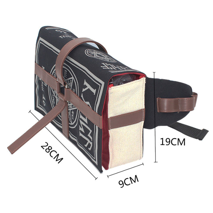 2021Gothic Magical Spell Book Messenger Crossbody Bag Gift Cosplay Adjustable for Students New