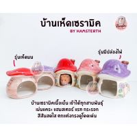 bonanzashop [Hamsterth] บ้านเห็ด เซรามิค คลายร้อน บ้านเซรามิค บ้านดินเผา บ้านแฮมสเตอร์ เม่นแคระ Gift For You เพื่อคนสำหรับเช่นคุณโดยเฉพาะ