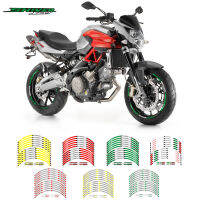 สำหรับ APRILIA SHIVER ขนาด750นิ้ว17นิ้ว12 X ขอบหนาสติกเกอร์แต่งล้อมอเตอร์ไซค์ด้านนอกรูปลอกรูปล้อลายขวาง