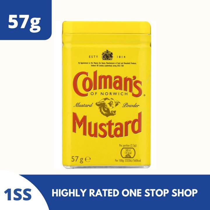 Colman’s Mustard Powder 57g Lazada PH