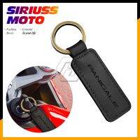 ◕ Motorcycle Cowhide Keychain Key Ring Case for Ducati 899 959 1099 1199 1299 Panigale V4 Key