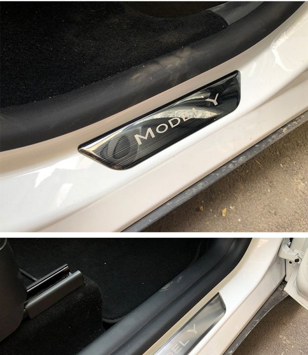 door-sill-decoration-wrap-cover-for-tesla-model-y-modely-2022-accessories-pedal-protection-strip-carbon-pattern-car-accessories