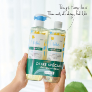 Sữa tắm gội Pháp cho bé Klorane Bebe 500ml Set 2 chai